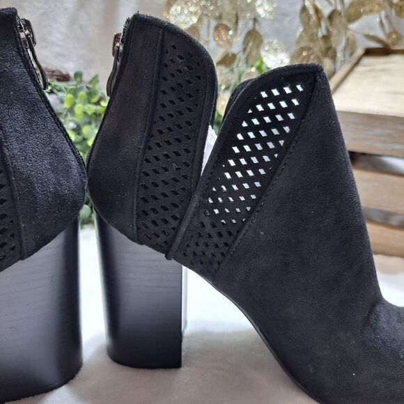 Yoki Friday Suede black Boots Sz 8 - Picture 5 of 8